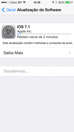 iOS 7.1: pequenos refinamentos