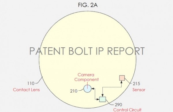 Patente Google: lentes com câmeras