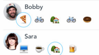 Quer mostrar os lugares para onde vai usando só emojis? Há um app para isso