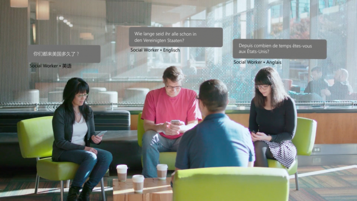 O sistema “Microsoft Translator” agora traduz conversas presenciais em grupo