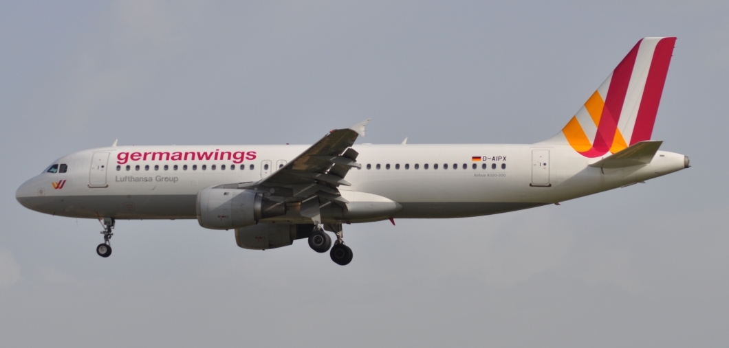 Airbus A320 da Germanwings (Fonte: Wikipedia)