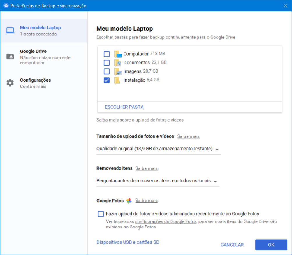 google-backup-sincronizacao-7 Cópias de segurança com o Google Drive