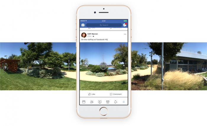 Facebook ahora toma fotos de 360 ​​grados en iOS y Android 1