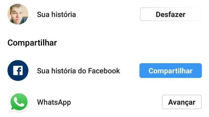 Instagram testa recurso para publicar suas stories também no WhatsApp