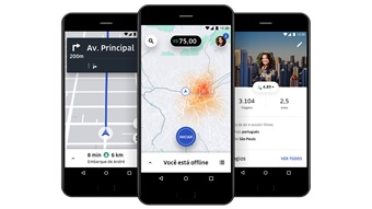 Uber lança novo app para motoristas no Brasil