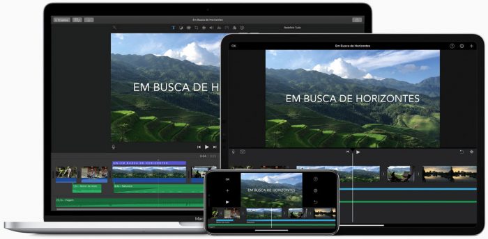 iMovie / iOS e macOS / aplicativo de fazer vídeo