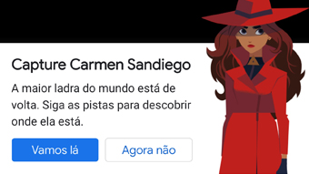 Carmen Sandiego é inserida no Google Earth em jogo de investigação