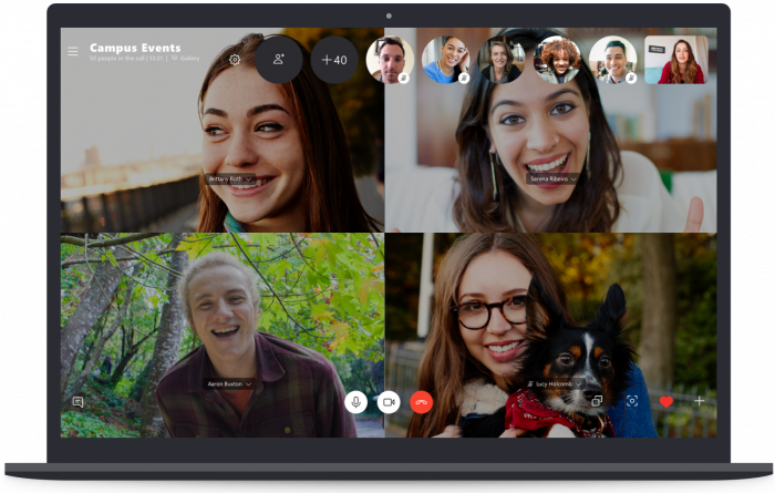 skype permite chamada de vídeo em até 50 pessoas