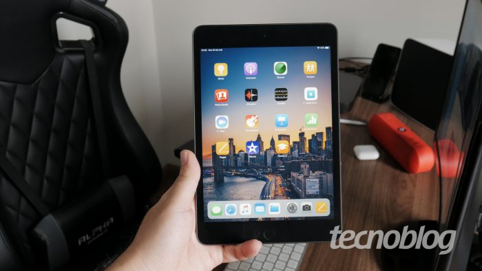 Apple iPad Mini (2019) (Imagem: Tecnoblog)