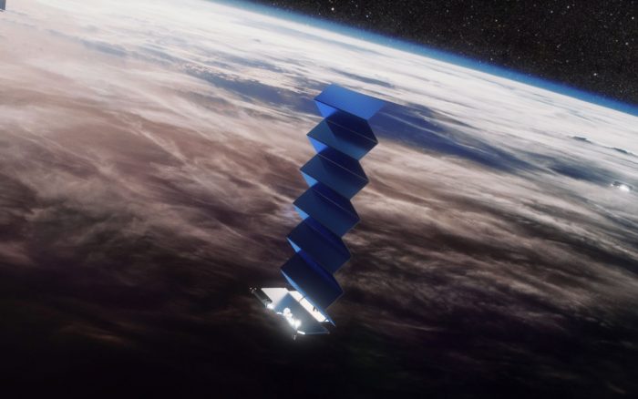 Satélite Starlink, da SpaceX (Imagem: Divulgação/SpaceX)