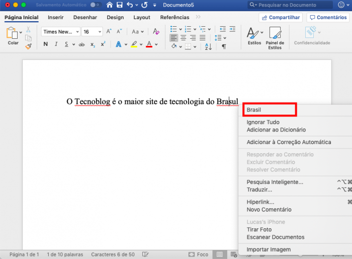 Using the Spelling and Grammar Checker in Microsoft Word