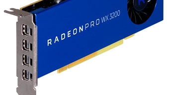 AMD Radeon Pro WX 3200 é uma placa de vídeo barata para uso profissional