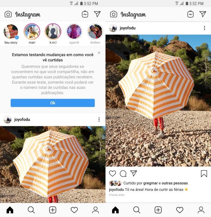 Instagram começa a esconder número de likes