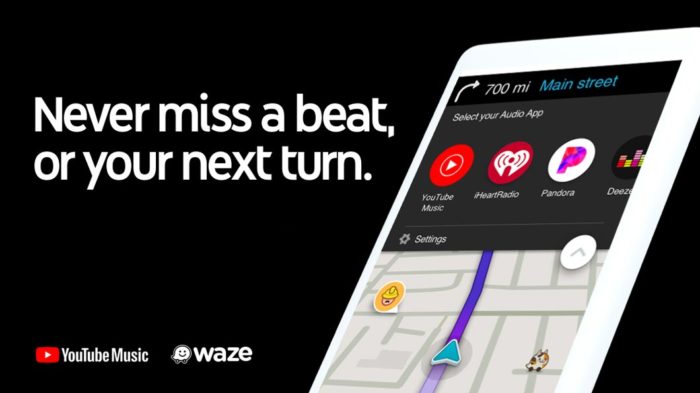 Waze melepaskan integrasi pemain dari YouTube Musik 1