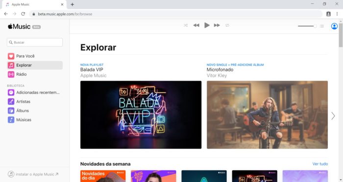 Apple Musik merilis versi beta untuk browser 1