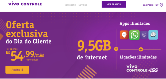 Vivo har ett 9,5 GB internetpaket för 54,99 dollar på Consumer Day 2