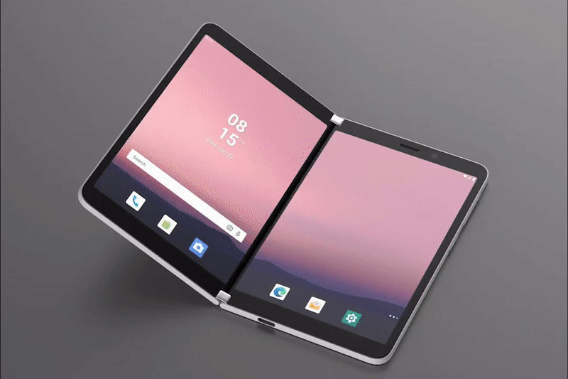 Microsoft Surface Duo, dobrável com Android 10, pode vir sem NFC ...