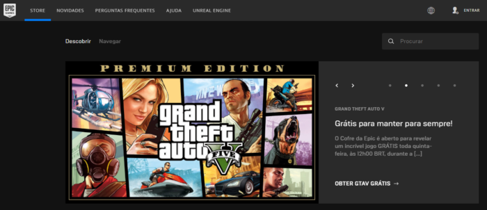GTA 5 na Epic Games Store