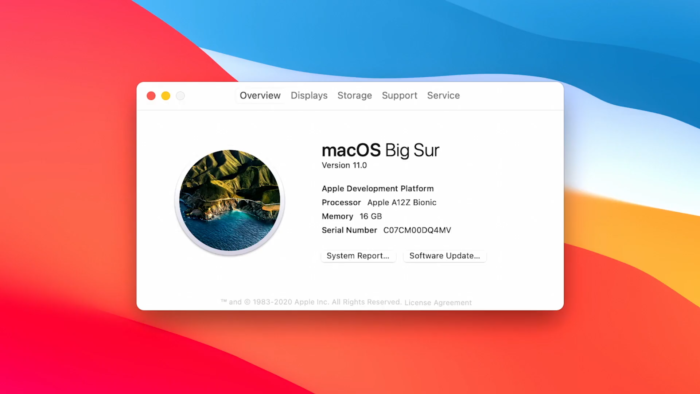 macOS Big Sur running on ARM (Image: Press Release / Apple)