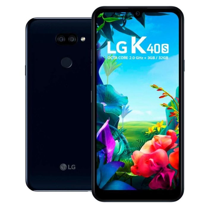 Front and rear of LG K40S