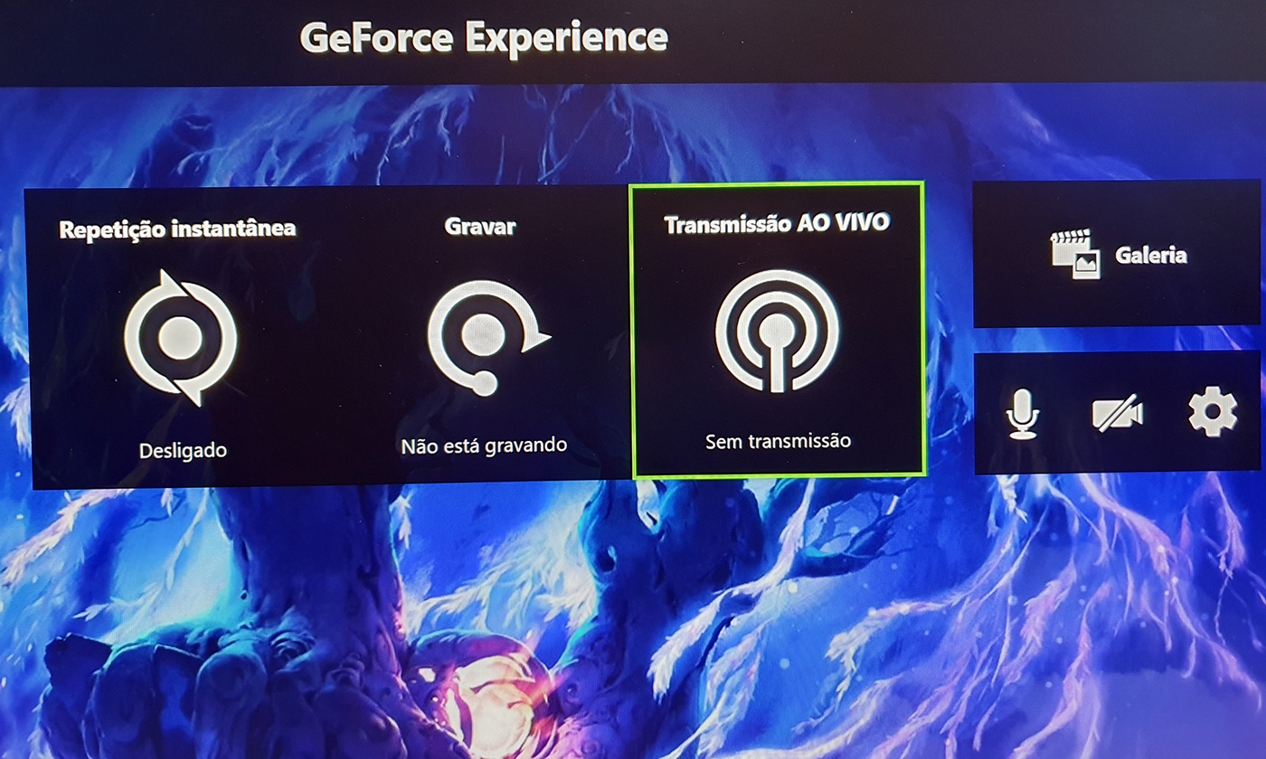 Como transmitir jogos no GeForce Experience