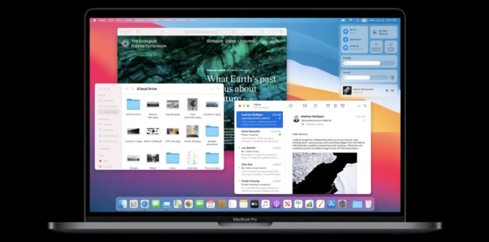 MacBook com macOS Big Sur