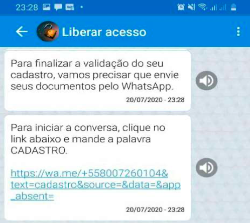 resolver bloqueio auxilio emergencial pelo caixa tem e whatsapp