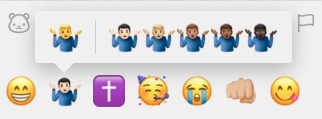 change color emoji on whatsapp