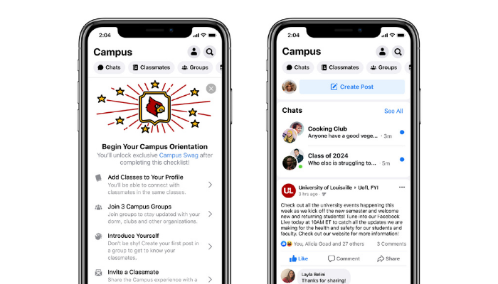 Facebook Campus é uma rede social só para universitários