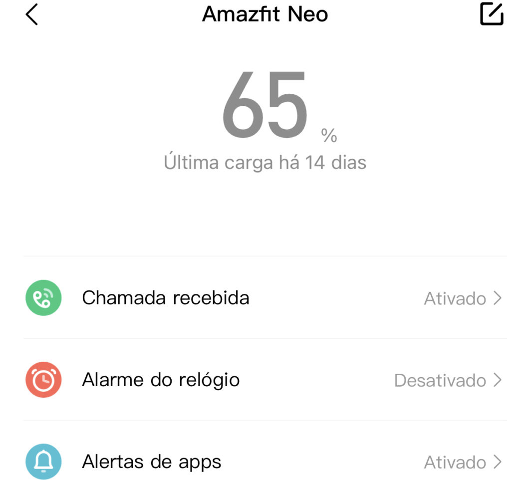 Amazfit Neo stays more than 30 days away from the plug (Image: reproduction / Zepp)