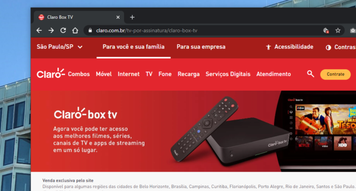 Claro TV Box (Image: Reproduction / Claro Website)