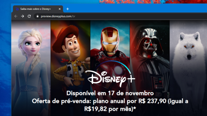 Pré-venda começou no Brasil (Imagem: Reprodução/Disney+)