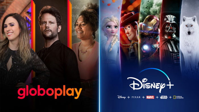 Globoplay and Disney + (Image: Press Release / Globo)