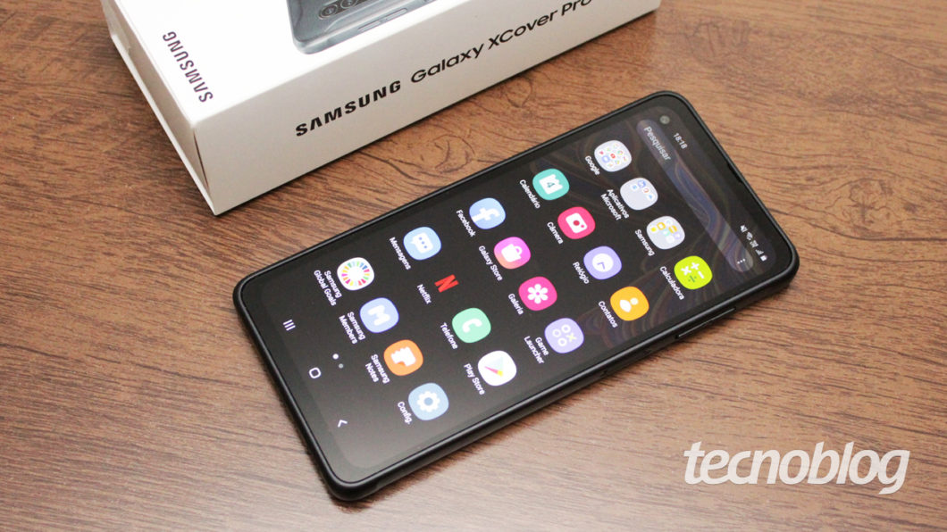 Samsung Galaxy XCover Pro (image: Emerson Alecrim / Tecnoblog)