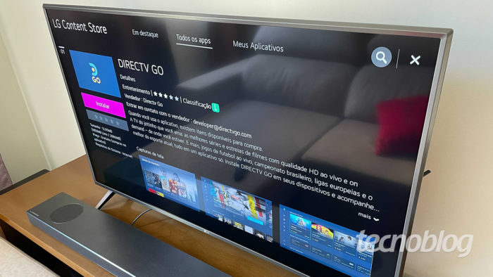 DirecTV Go lança aplicativo de IPTV para smart TVs da LG 9