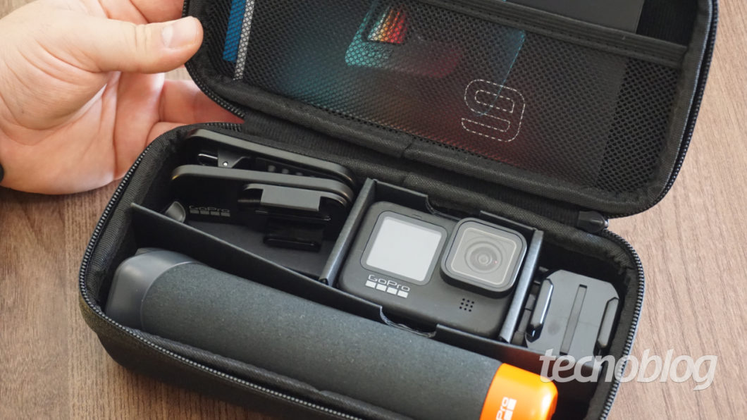 GoPro Hero 9 Black leaves traditional box and adopts case (Image: André Fogaça / Tecnoblog)