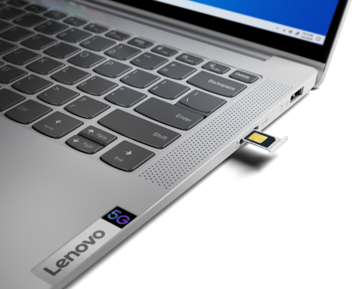 Lenovo IdeaPad 5G com SIM card Imagem: divulgação/Lenovo)