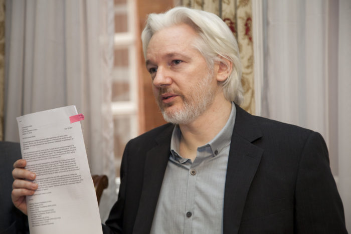 Julian Assange em 2014 (Imagem: David G Silvers/Chancelaria do Equador)