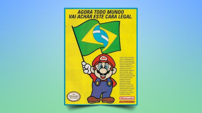 Propaganda da Playtronic e Nintendo no Brasil (Imagem: Reprodução/Playtronic)
