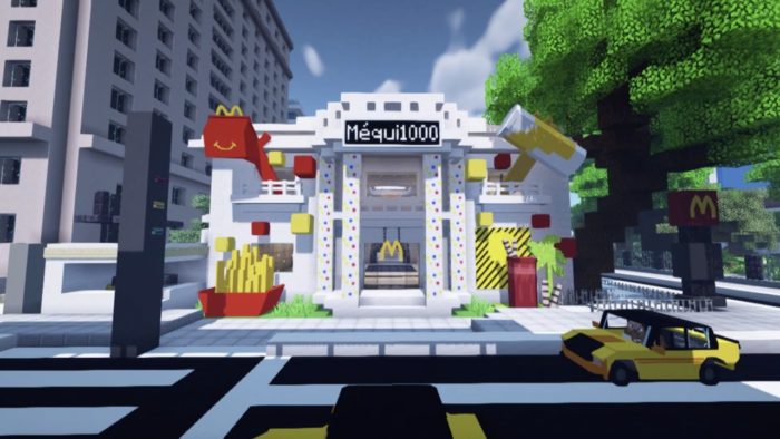 Méqui 1000 em Minecraft (Imagem: Divulgação/McDonald's)