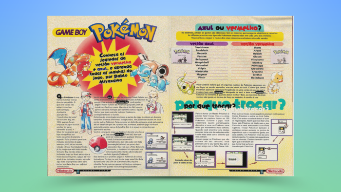 Detonado de Pokémon Red e Blue na Nintendo World 11 (Imagem: Reprodução/Editora Conrad)