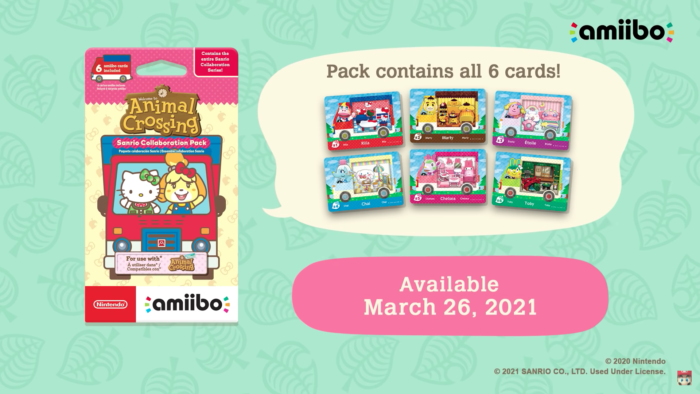 Pacote de personagens de Hello Kitty em Animal Crossing: New Horizons (Imagem: Divulgação/Nintendo)