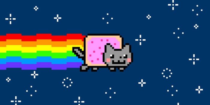 Nyan Cat foi vendido como NFT por quase US$ 450 mil (Imagem: Reprodução/Chris Torres)