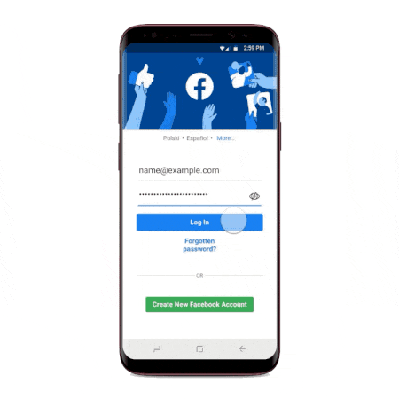 Facebook libera chave física no iOS e <a href='https://meuspy.com/tag/Espiao-para-Android-gratis'>Android</a> (Imagem: Divulgação)