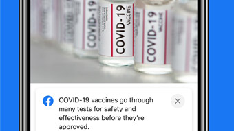 Facebook e Instagram terão aviso em todo post sobre vacinas contra COVID-19