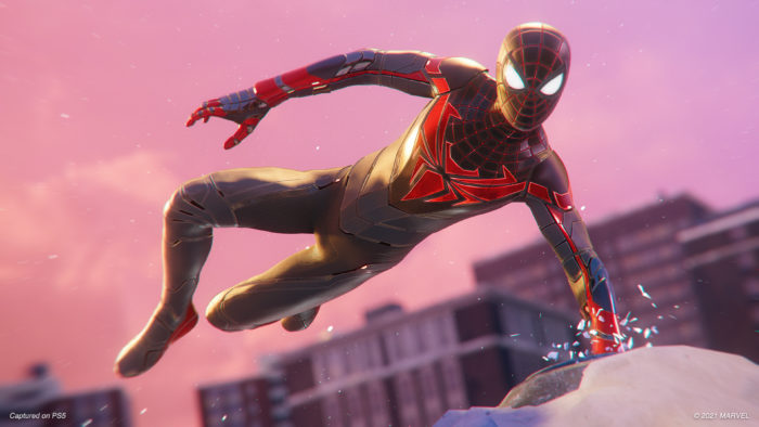 Advanced Tech Suit é novidade em Spider-Man: Miles Morales (Imagem: Divulgação/Insomniac)