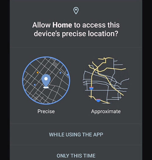Android 12 is even more transparent with user location (Image: reproduction / XDA-Developers)