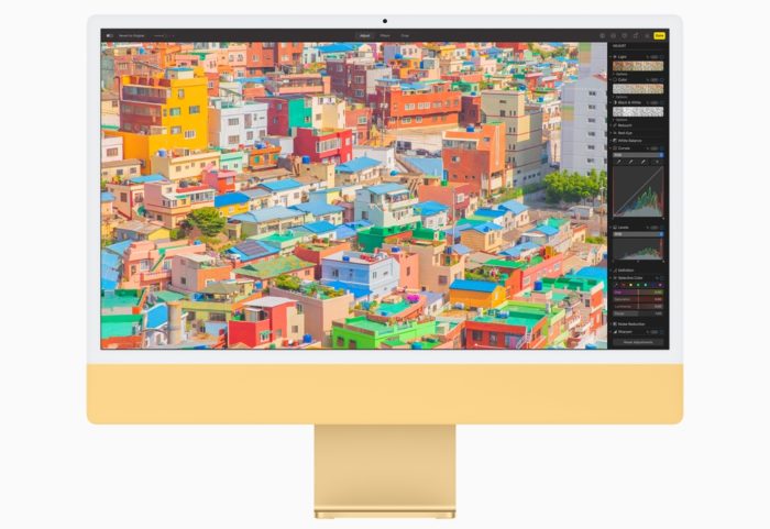 New iMac has Retina 4.5K screen (image: disclosure / Apple)