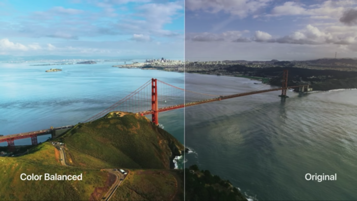 Color balance with Apple TV (Image: Press Release / Apple)