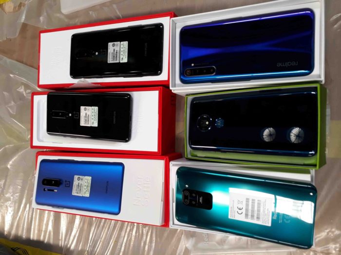 Motorola, Redmi, Realme and OnePlus phones (Image: Disclosure / RFB)